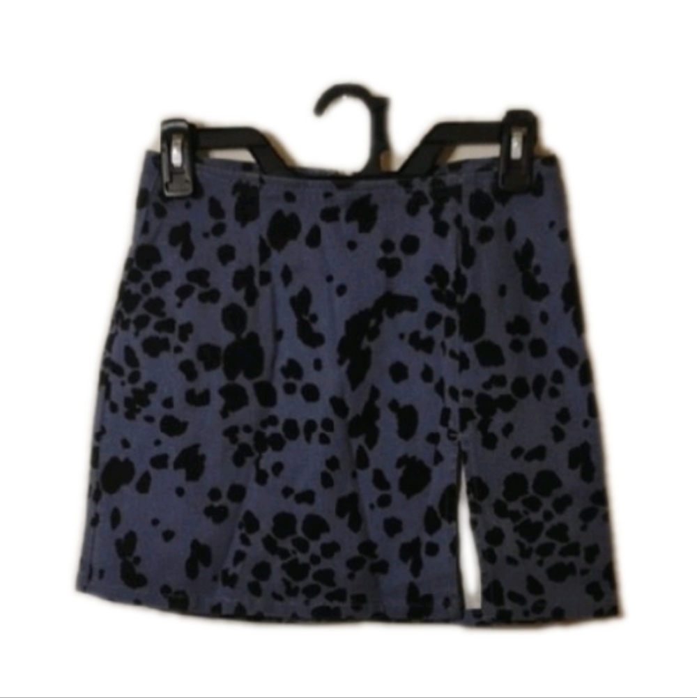 BDG Black and Blue Patterned Skirt Woman's Size Small